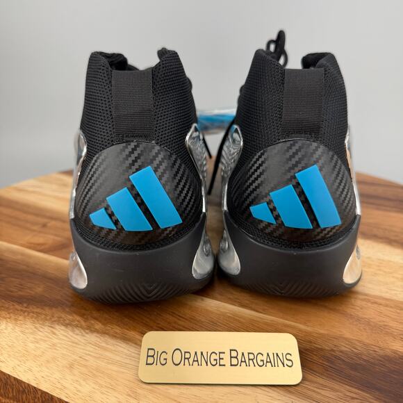 Adidas AE 1 Anthony Edwards Chrome Silver Metallic Men\'s 10 Basketball JI0424 main image 4